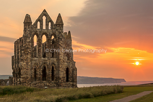 Summer Sunset, Whitby Abbey
