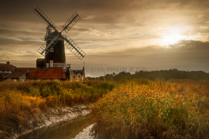 Tobacco Sky, Cley Windmill