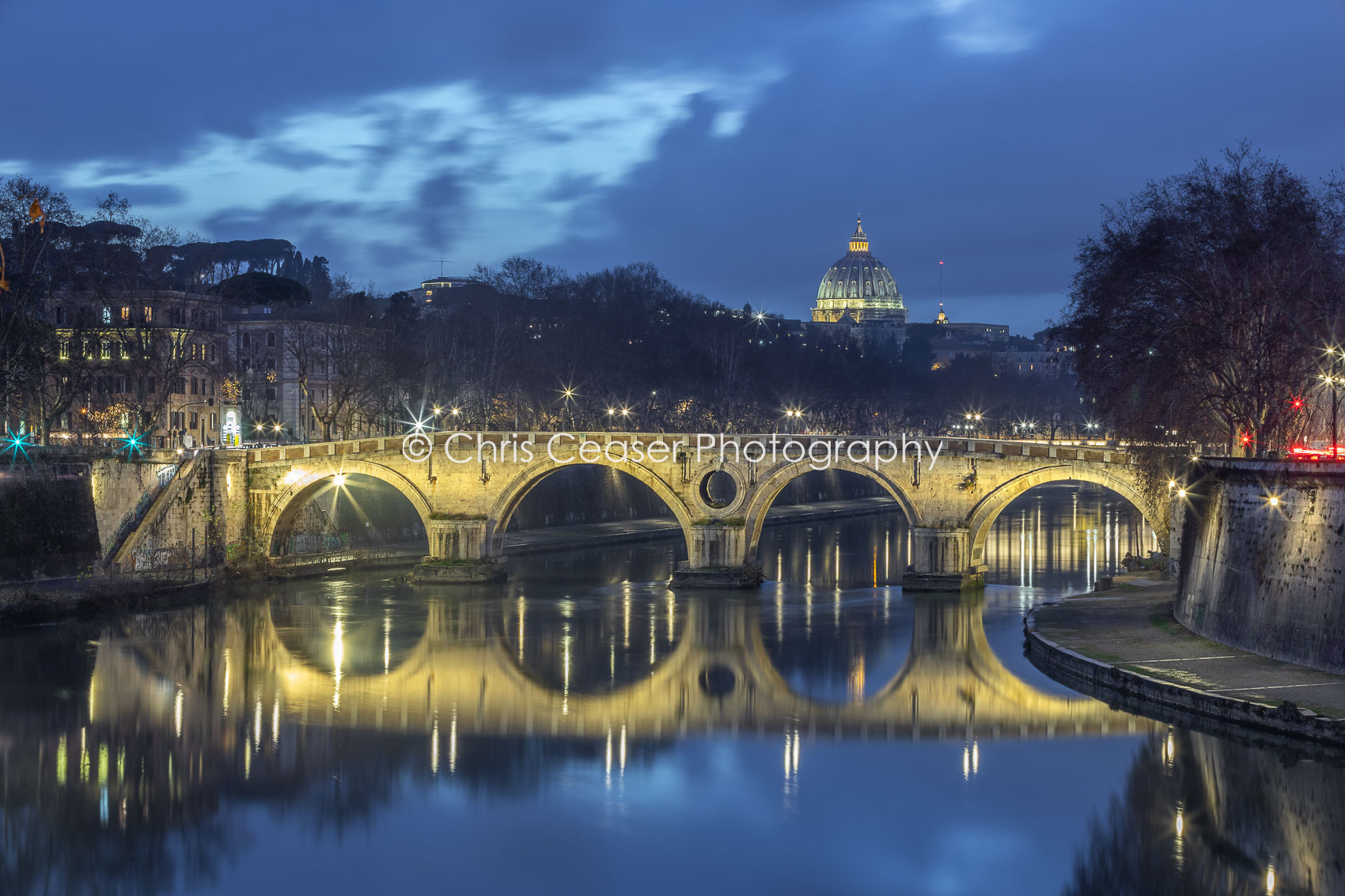 Reflected Arches, Ponte Sisto