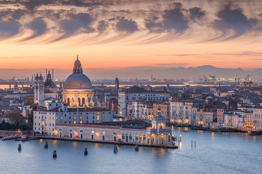 Patterned Skies Over Venice