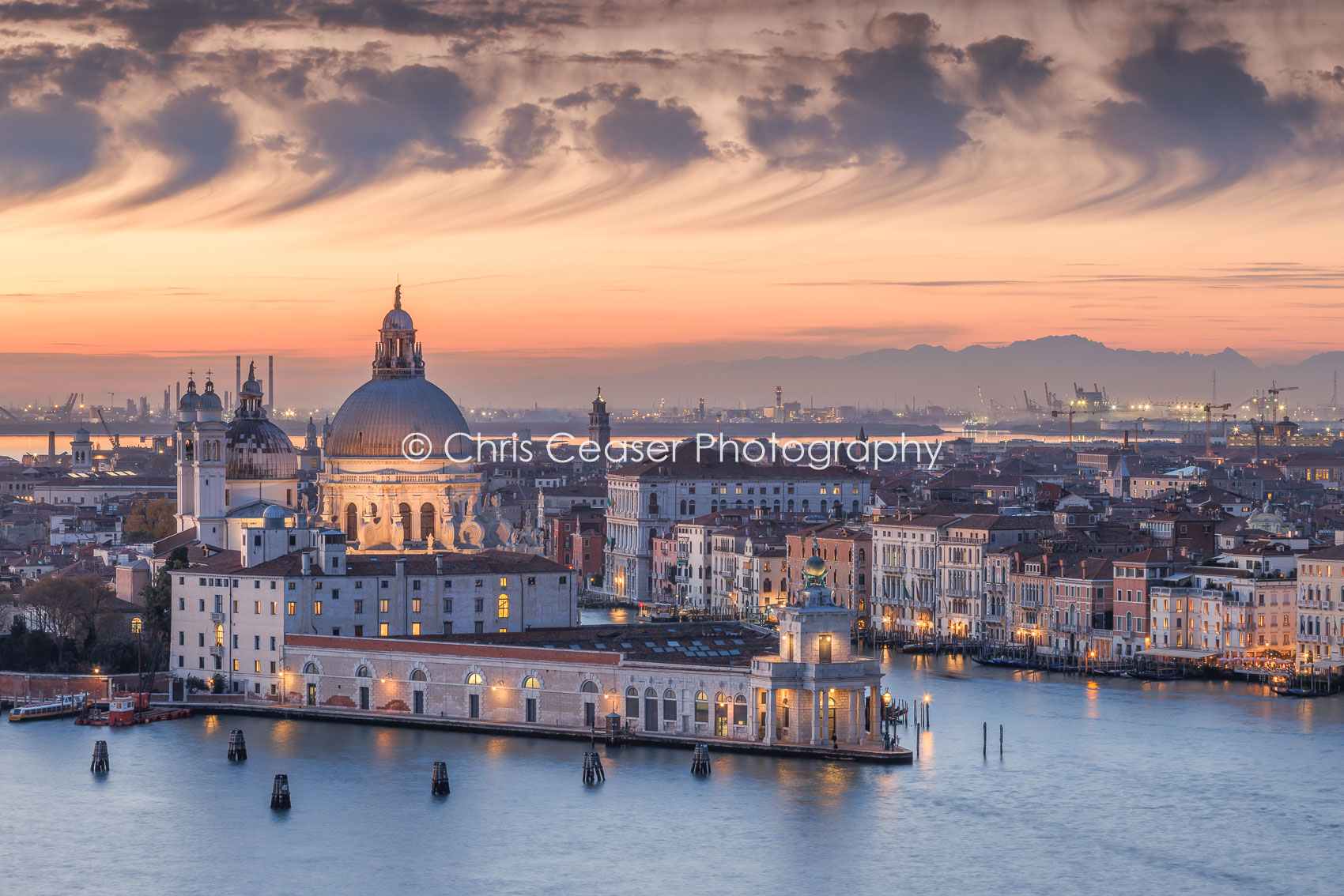 Patterned Skies Over Venice